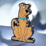 Chien cartoon 3D LED, lampe design lumineuse en impression 3D, décoration intérieure moderne, lampe de bureau originale, création lumineuse personnalisée, décoration enfant, cadeau original, Infinity 3D Print.