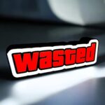 Wasco éclairage LED 3D vintage, logo rétro lumineux pour décoration intérieure, création unique en impression 3D, lampe décorative colorée, pièce design moderne et personnalisée.