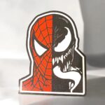 Série de lampes LED 3D avec design artistique inspiré de Venom, alliant une esthétique sombre et lumineuse, parfaites pour la décoration intérieure moderne et audacieuse.