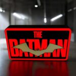 Éclairage LED 3D Batman, lampe lumineuse personnalisée, création artistique pour décoration intérieure, design moderne, conçue avec impression 3D.