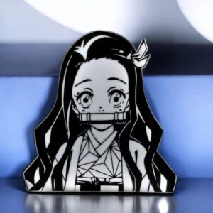 Lampe LED 3D représentant une personnage manga avec un design lumineux et original, idéale pour décoration intérieure ou cadeau personnalisé.