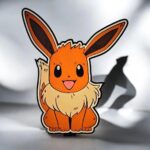 Lampe 3D Pikachu lumineuse en impression UV, création unique et décorative pour fans de Pokémon et objets lumineux originaux.