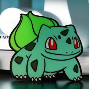 Étoile de mer lumineuse 3D en forme de Pikachu, lampe LED colorée, décor original pour chambre ou bureau, créée par Infinity 3D Print.