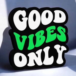 Lampe LED Good Vibes Only – déco lumineuse positive