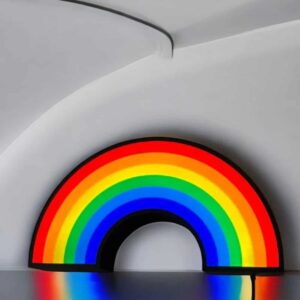 LED arc rainbow lamp design éclairage décoratif original pour chambre ou salon.