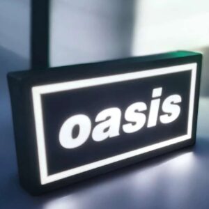 Oasis lampe LED lumineuse 3D design moderne création lumineuse décoratif éclairage ambiance intérieure atelier artistique.