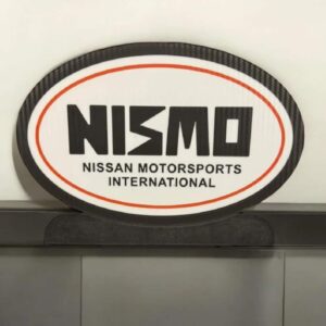 Nismo logo custom LED lamp 3D printing décoration moderne pour voiture ou intérieur.