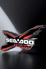 Ceci est une création lumineuse 3D d'une pince de hockey sur glace avec un logo "SEA 2000". La lampe LED colorée met en valeur le design moderne et personnalisable, idéale pour une décoration unique.