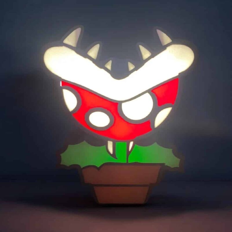 Lampe 3D LED Halloween avec motif de cactus et monstres, création lumineuse originale pour décoration intérieure festive. Great pour une ambiance cosy et joyeuse.