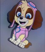 Lampe LED 3D représentant un chien cartoon avec uniforme de vétérinaire, décoration lumineuse pour enfant, création unique en impression 3D.