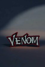 Venum logo en 3D lumineux avec éclairage LED, création unique en impression 3D pour décoration ou collection, illustrant l'expertise en lampes LED design, disponible chez Infinity 3D Print.
