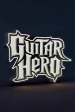 Guitardentro lumineux en 3D avec éclairage LED, design original et moderne, idéal pour décoration intérieure ou cadeau personnalisé.