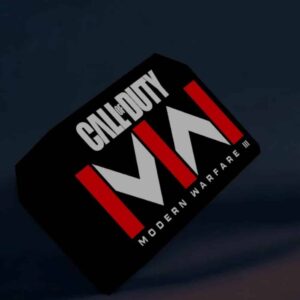 Laser game Call of Duty LED lamp, création lumineuse 3D design moderne pour décoration geek et gaming, offre un éclairage LED coloré et original pour une ambiance immersive.