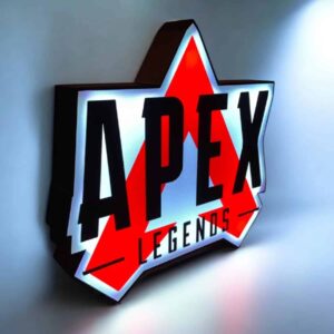 Illumination LED personnalisée d'une affiche Arcade Legends pour décoration intérieure.