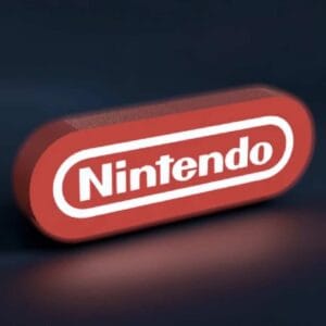 Nintendo lumineux en forme de boîte LED, création 3D personnalisée, éclairage LED innovant, décoration moderne, idéal pour fans de jeux vidéo et collectionneurs.