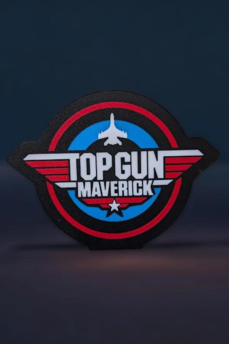 1751101786.jpeg Patch lumineux design militaire Top Gun Maverick avec LED, décoration LED 3D, objet personnalisé lumineux et original, idéal pour fans de cinéma et de véhicules militaires.