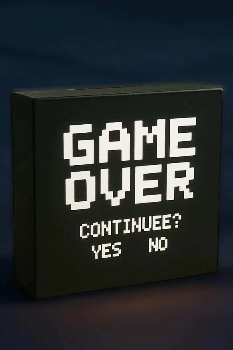 1751438650.jpeg LED lampe 3D personnalisée avec texte pixelisé pour décoration moderne.