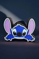 3. Lampe LED en forme de Stitch, personnage de Disney, éclairage lumineux pour décoration d'intérieur ou bureau, création unique en impression 3D, design coloré et ludique.