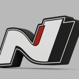 Lampe LED Hyundai N Performance – Logo Sport Iconique RGB