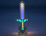 lampe led épée minecraft